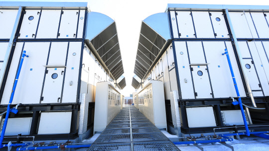 NHN 판교 데이터센터 공조장치  NHN 제공